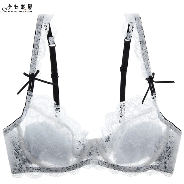 shaonvmeiwu Sexy, see-through lace is thin enough to gather around the bra