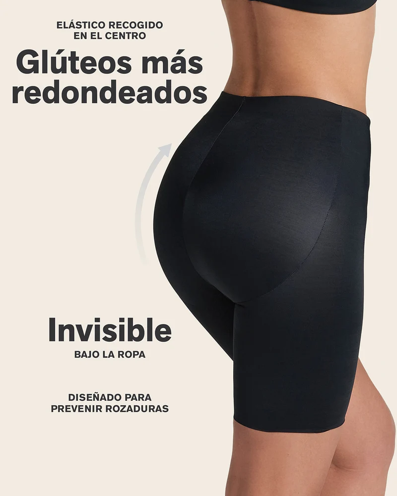 Shorty gainant invisible à contrôle modéré à effet fesses liftées