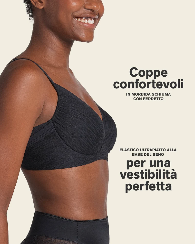 Soutien-gorge confortable avec une couverture complète de la poitrine