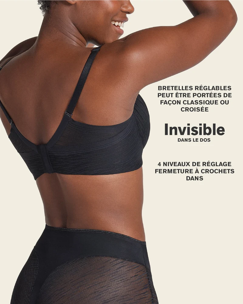 Soutien-gorge confortable avec une couverture complète de la poitrine