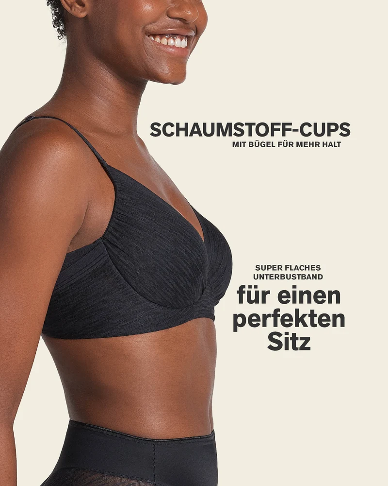 Soutien-gorge confortable avec une couverture complète de la poitrine