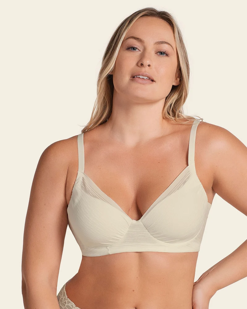Soutien-gorge confortable avec une couverture complète de la poitrine