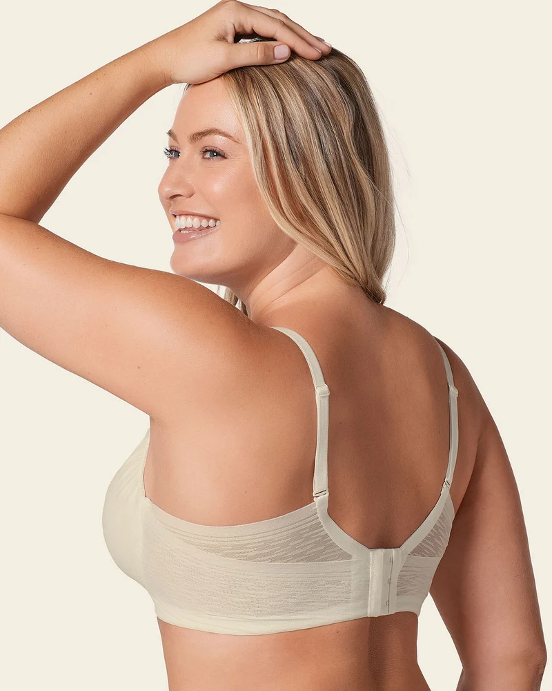 Soutien-gorge confortable avec une couverture complète de la poitrine
