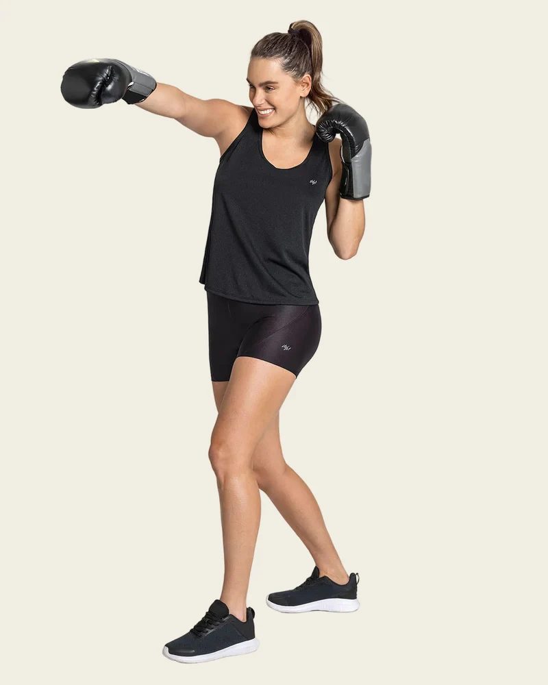 T-shirt de sport semi-ajusté à séchage rapide pour femmes