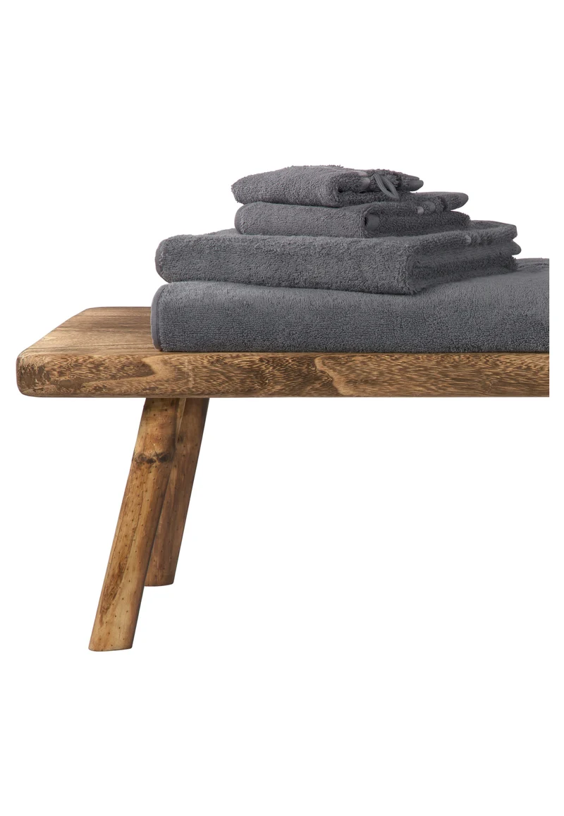 Handtuch 50x100 cm Anthrazit - SCHIESSER Home