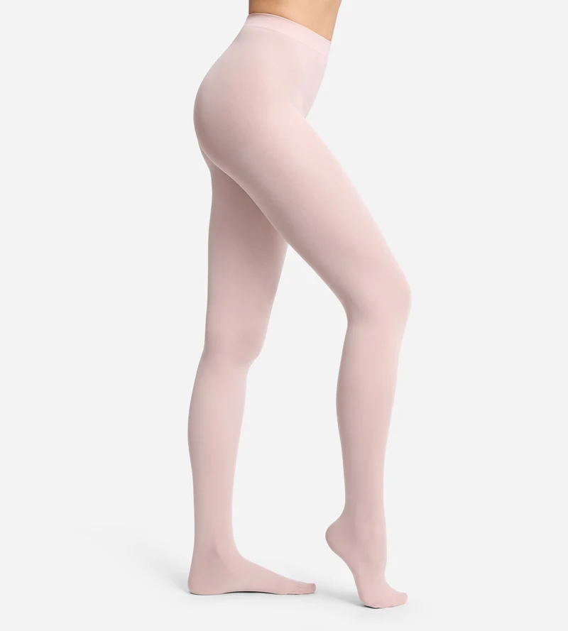 Collant avec ceinture confort rose ballet 50D Opaque Velouté