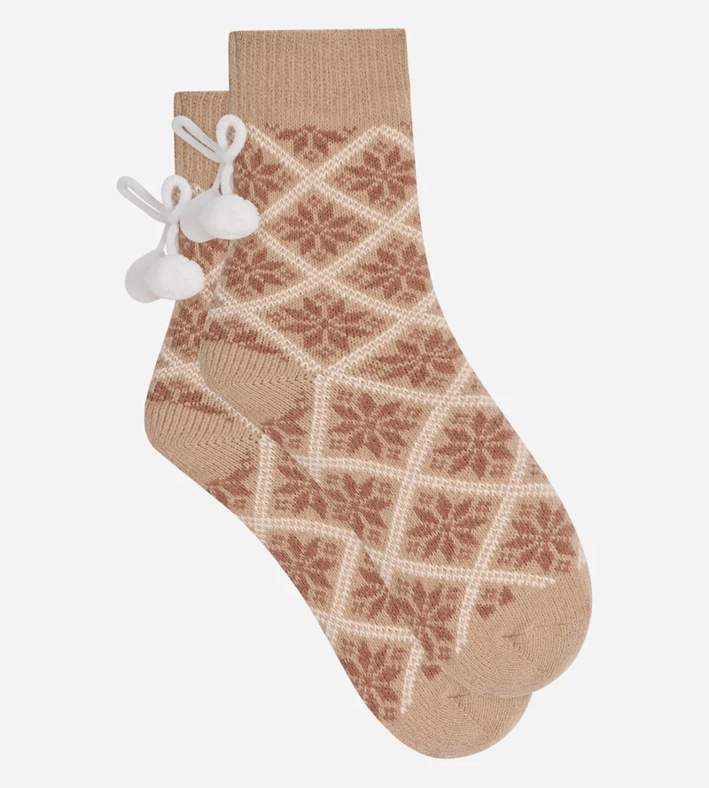 Chaussettes femme bleu marine Cocoon