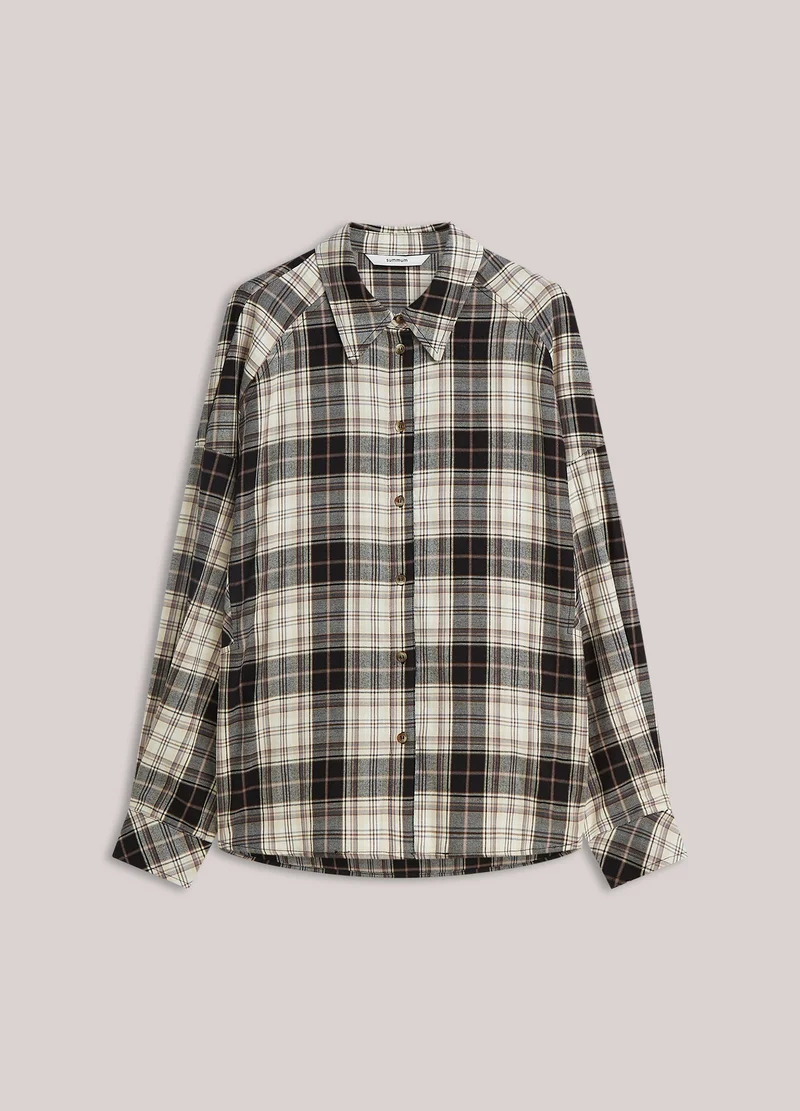 Chemise en flanelle à carreaux