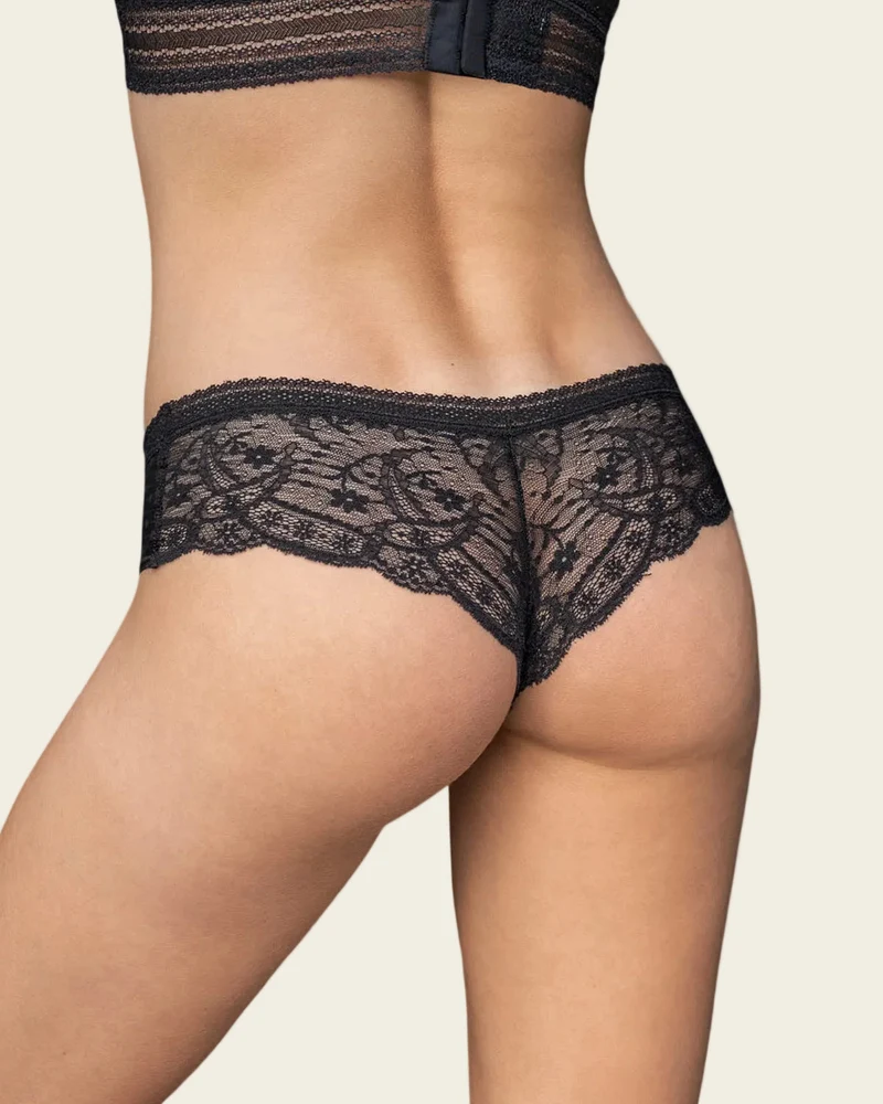 Pack de 2 Culottes Coquines en Dentelle et Tulle