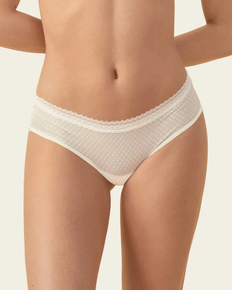 Pack de 2 Culottes Coquines en Dentelle et Tulle