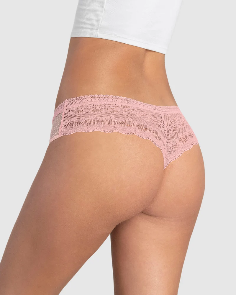 Pack de 2 Culottes Coquines en Dentelle et Tulle