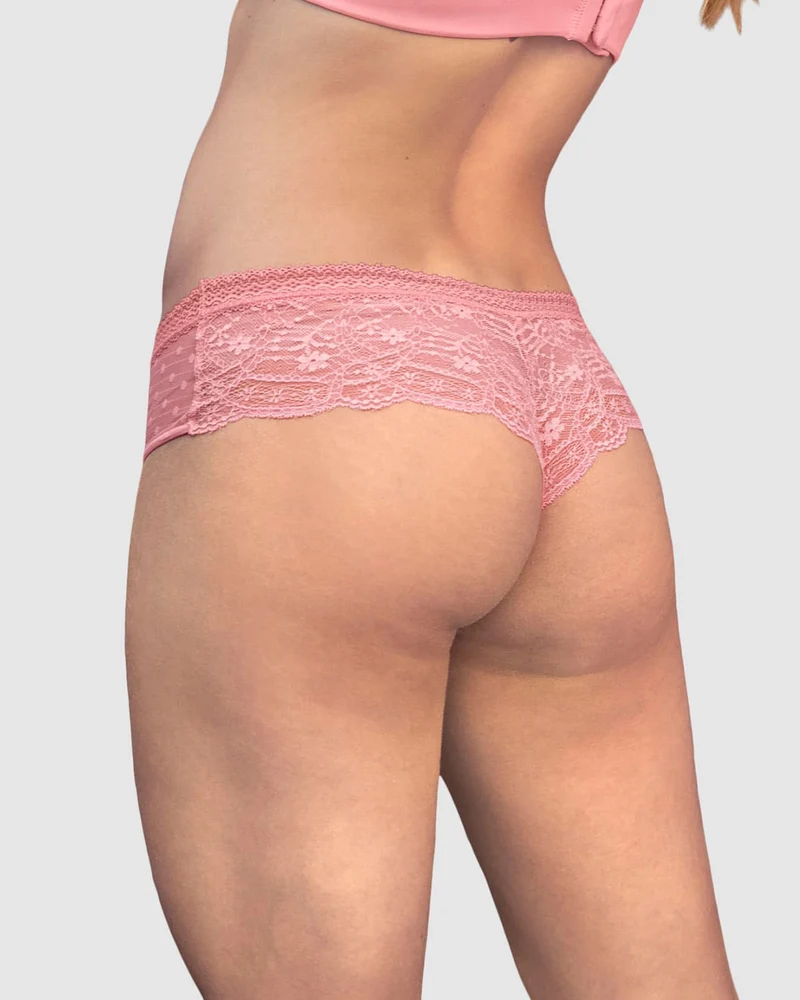 Pack de 2 Culottes Coquines en Dentelle et Tulle