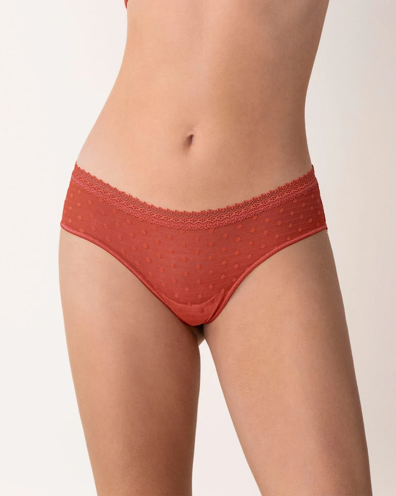 Pack de 2 Culottes Coquines en Dentelle et Tulle