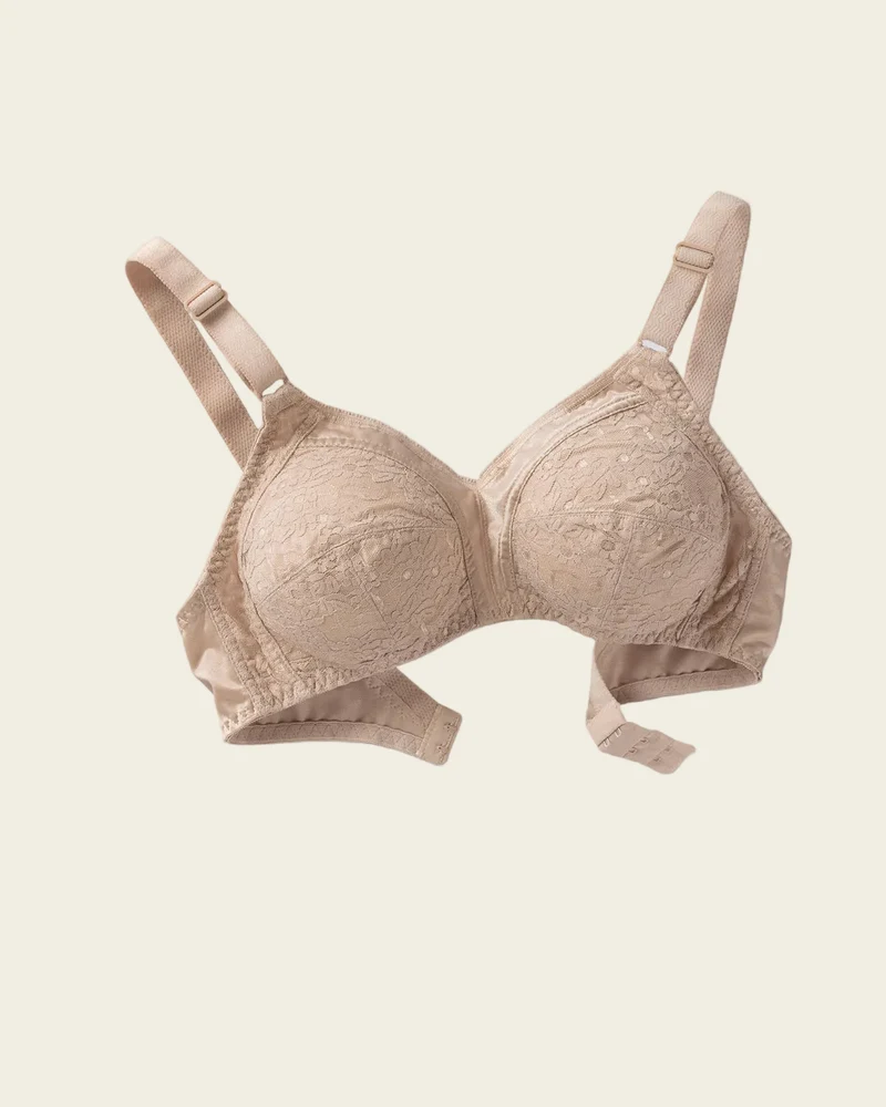 Soutien-gorge à contrôle léger avec bonnets en dentelle