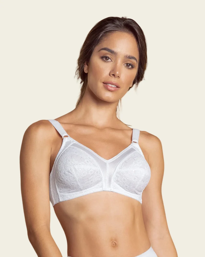 Soutien-gorge à contrôle léger avec bonnets en dentelle
