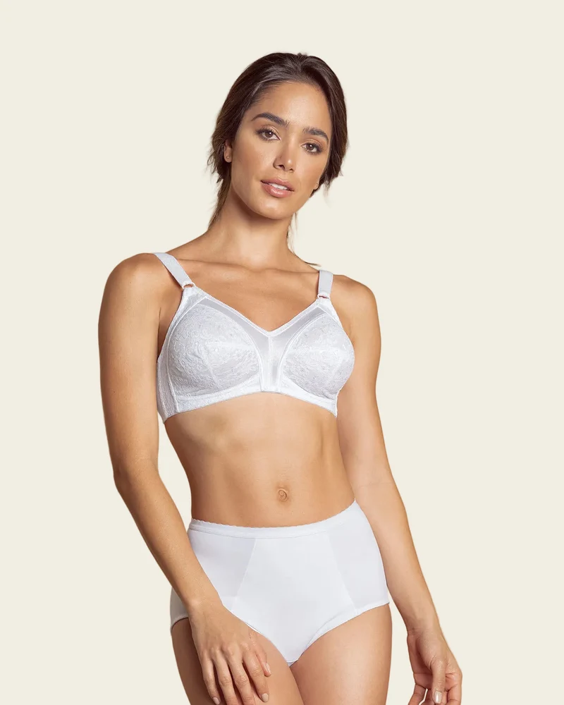 Soutien-gorge à contrôle léger avec bonnets en dentelle
