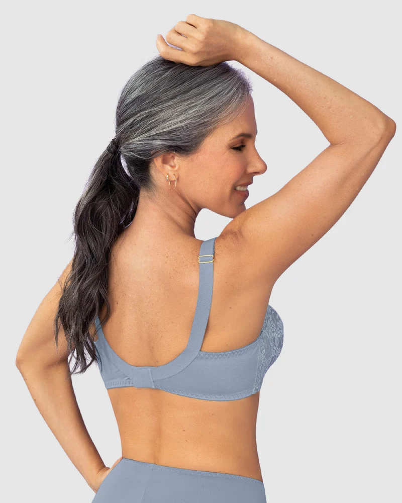 Soutien-gorge à contrôle léger avec bonnets en dentelle