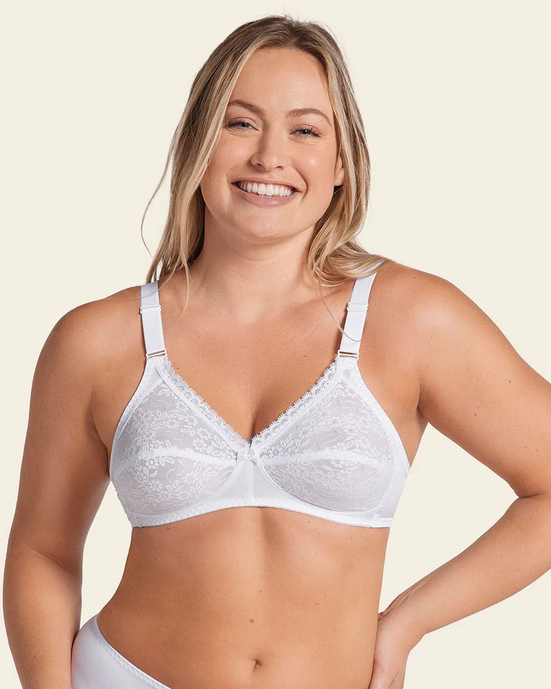 Soutien-gorge sans armatures avec bonnets en dentelle