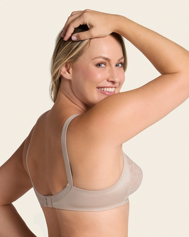 Soutien-gorge sans armatures avec bonnets en dentelle