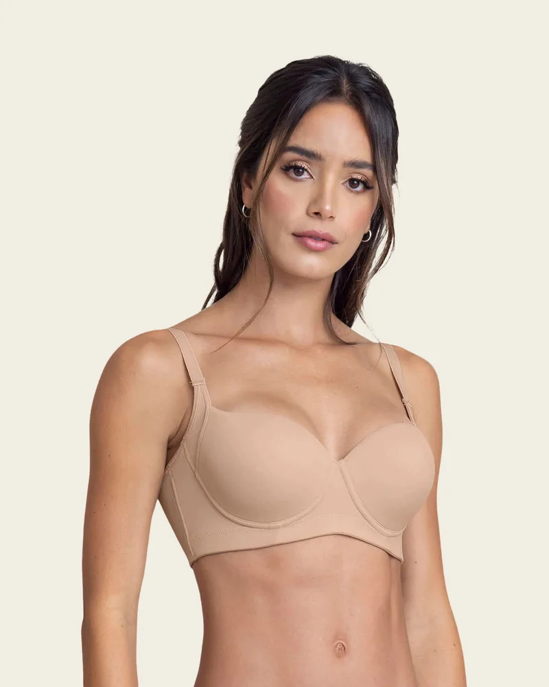 Soutien-gorge avec une bonne couverture des emmanchures et du dos
