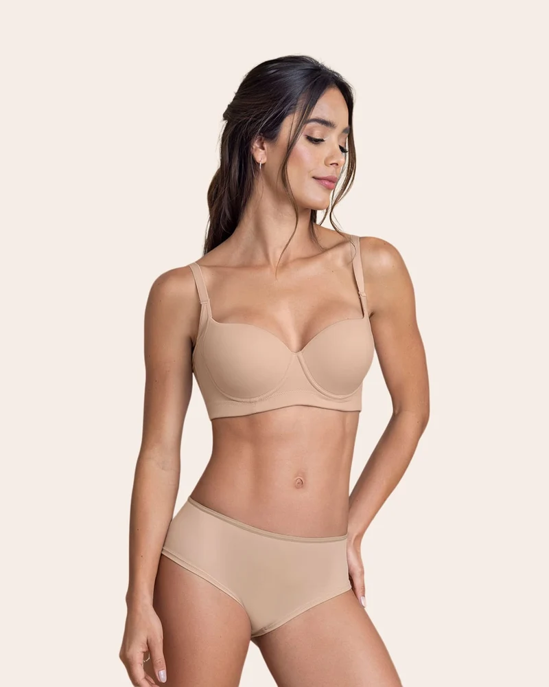 Soutien-gorge avec une bonne couverture des emmanchures et du dos