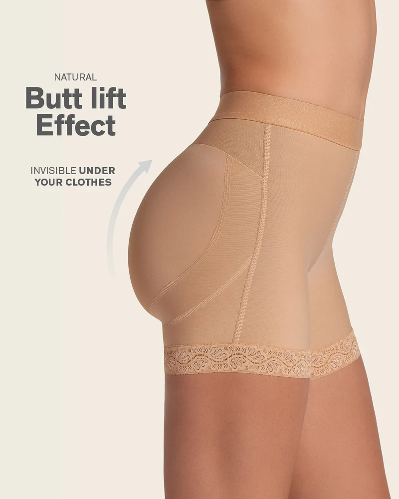 Shorty gainant avec effet fesses liftées
