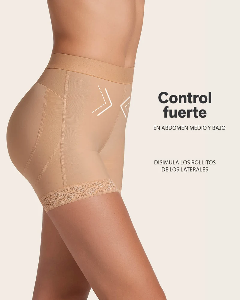 Shorty gainant avec effet fesses liftées