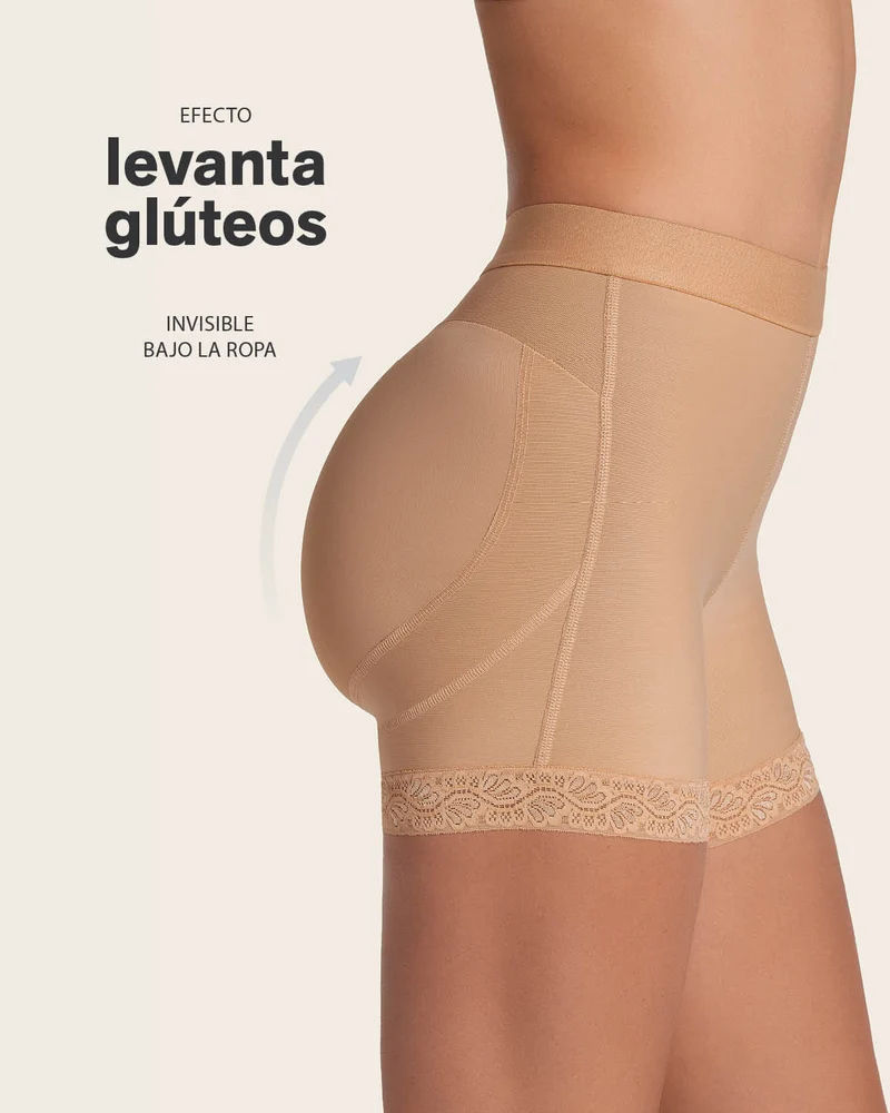 Shorty gainant avec effet fesses liftées