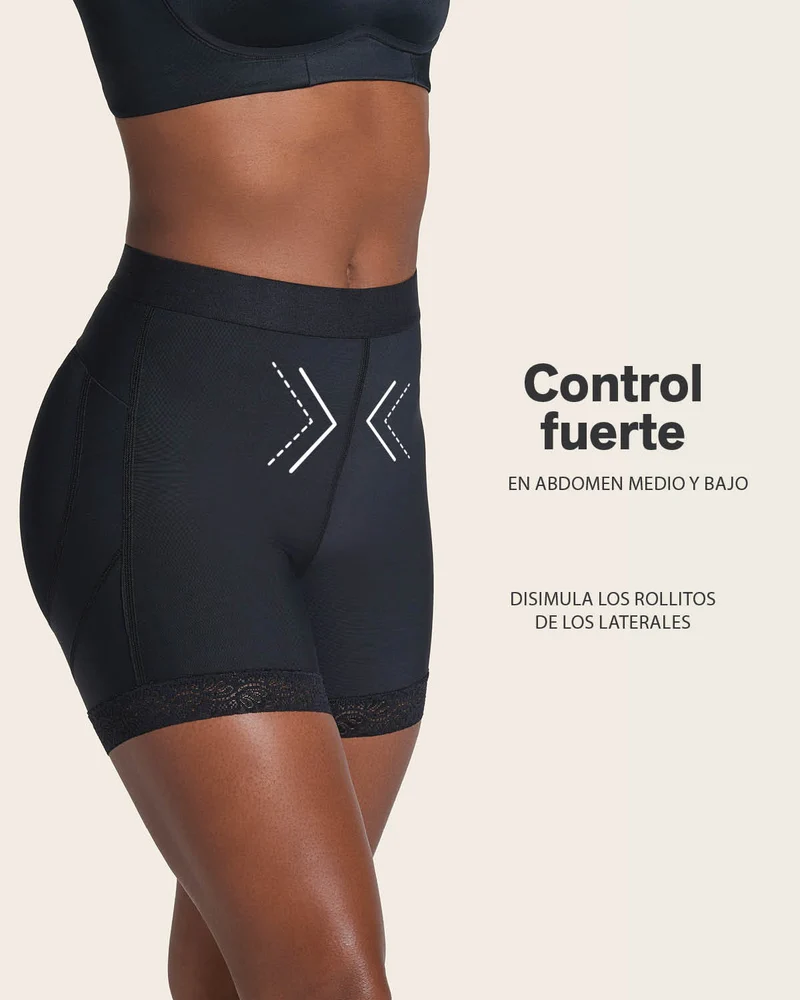Shorty gainant avec effet fesses liftées