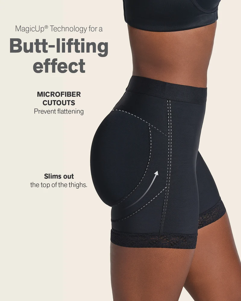 Shorty gainant avec effet fesses liftées