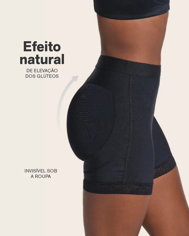 Shorty gainant avec effet fesses liftées