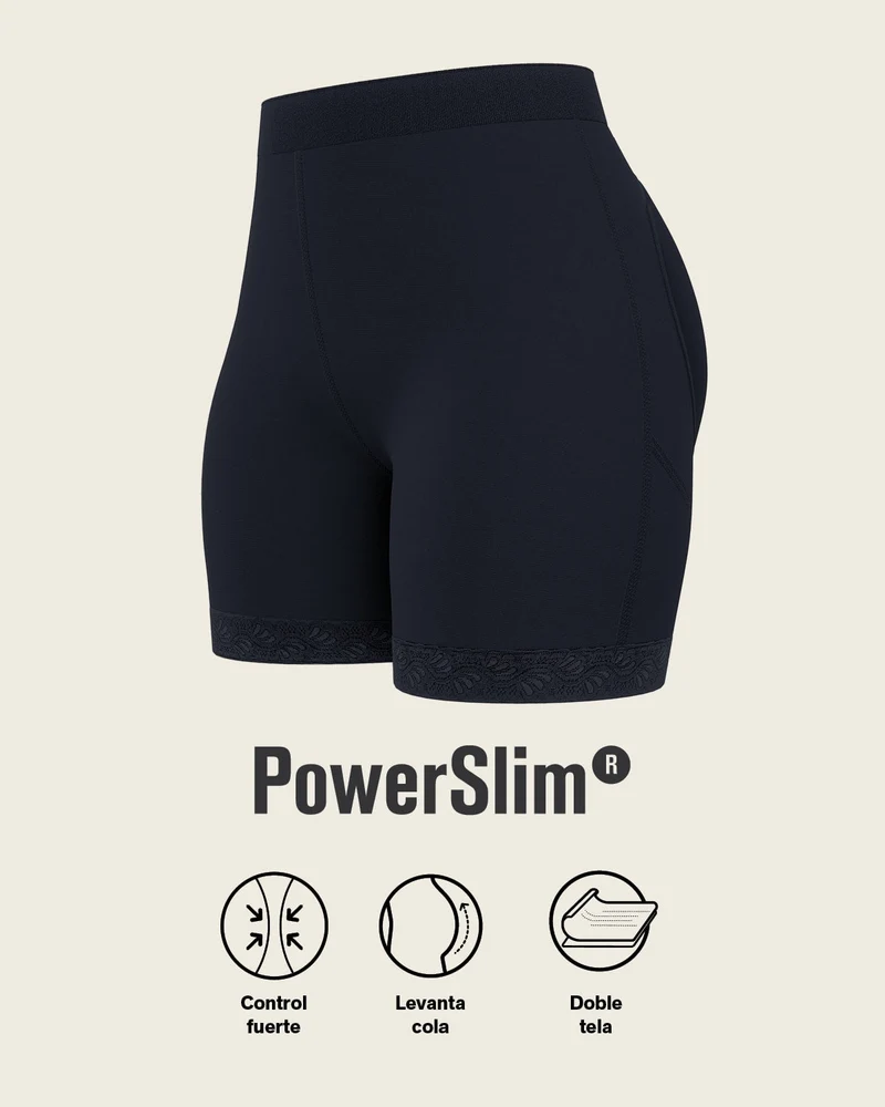 Shorty gainant avec effet fesses liftées
