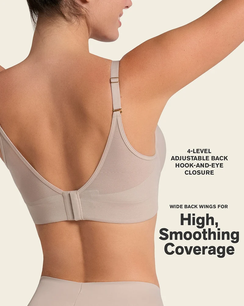 Soutien-gorge triangle push-up très couvrant à mémoire de formes