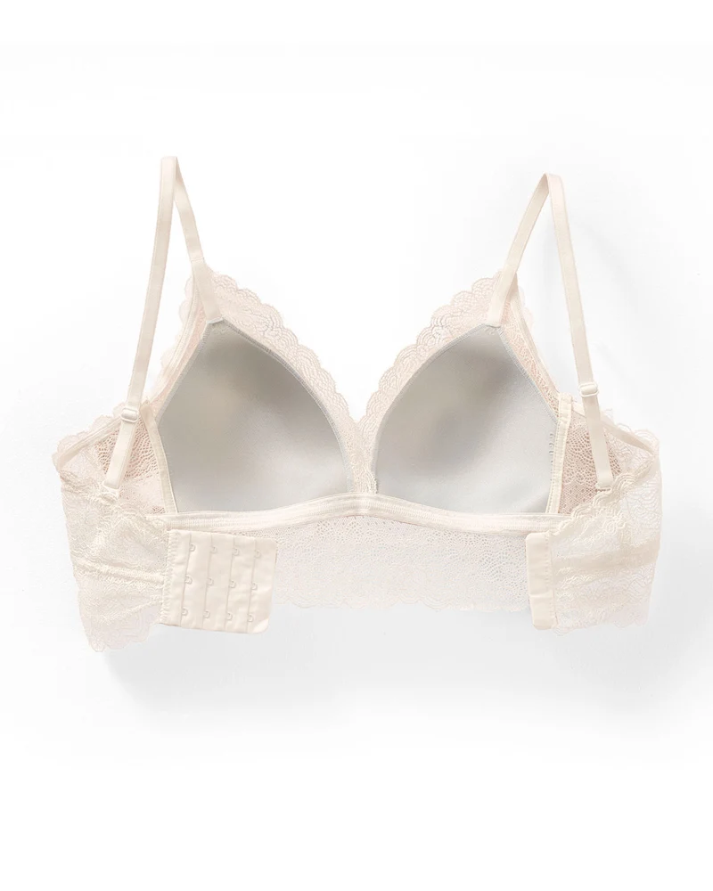 Bralette en dentelle sexy et naturelle