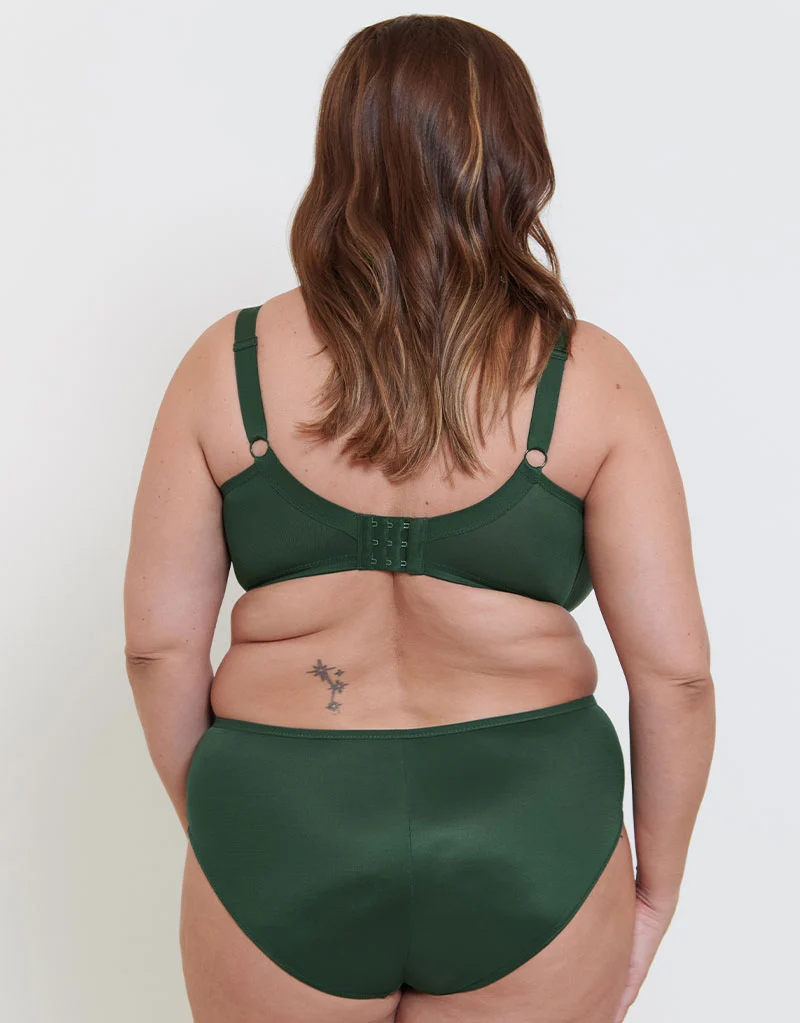 Adella Athena Full Cup Side Support Bra Emerald
