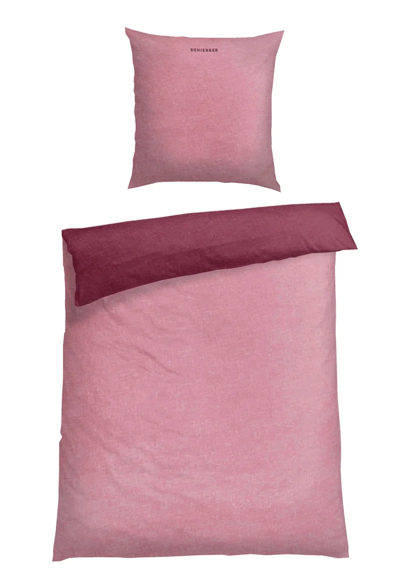 Bettwäscheset 2-teilig Feinbiber Rosa - SCHIESSER Home
