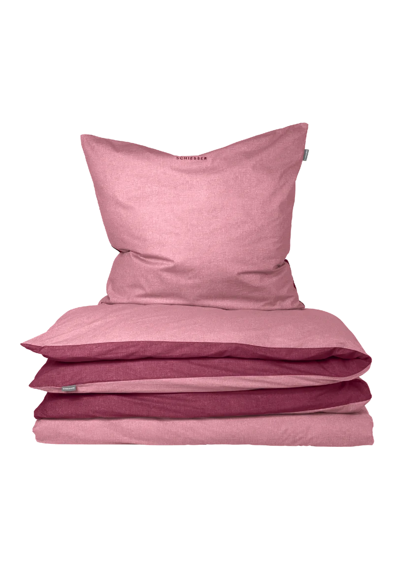 Bettwäscheset 2-teilig Feinbiber Rosa - SCHIESSER Home