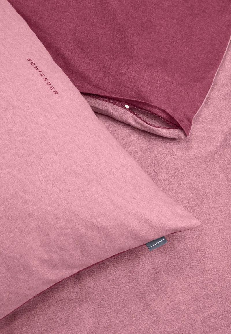 Bettwäscheset 2-teilig Feinbiber Rosa - SCHIESSER Home