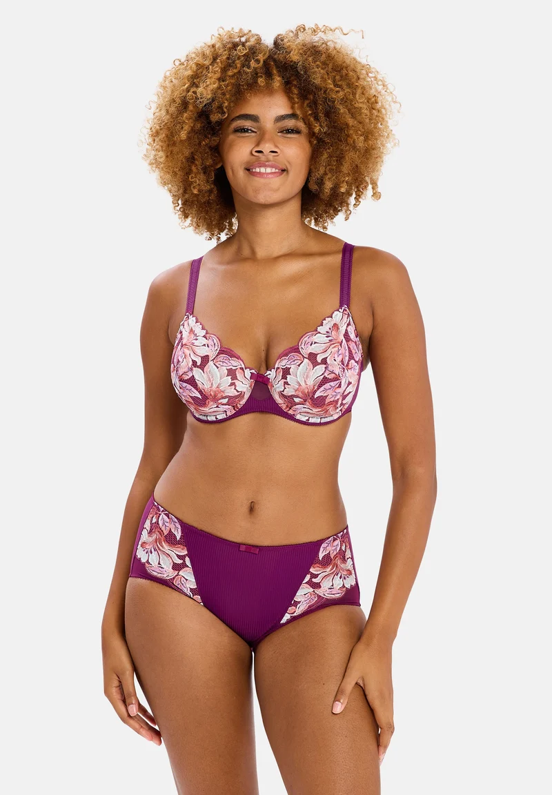 Culotte Rosa Fantaisie Fleurs d'Automne Aquarelle