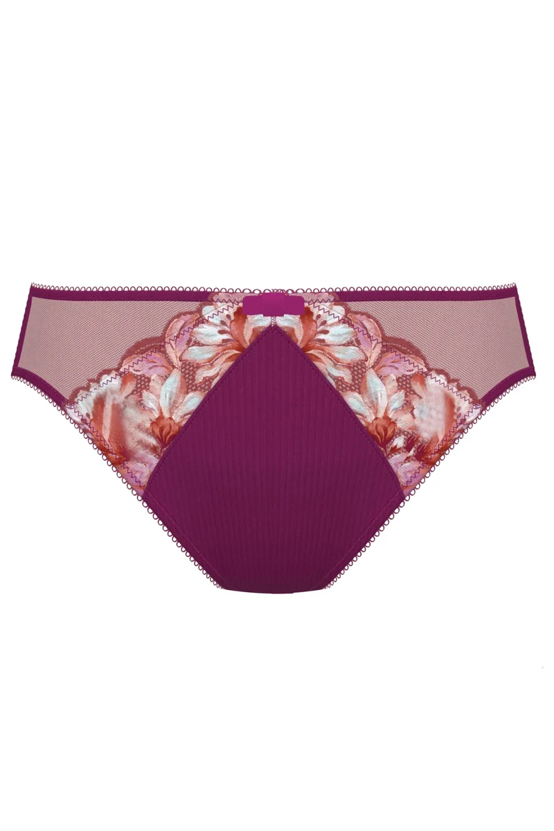 Slip Rosa Fantaisie Fleurs d'Automne Aquarelle