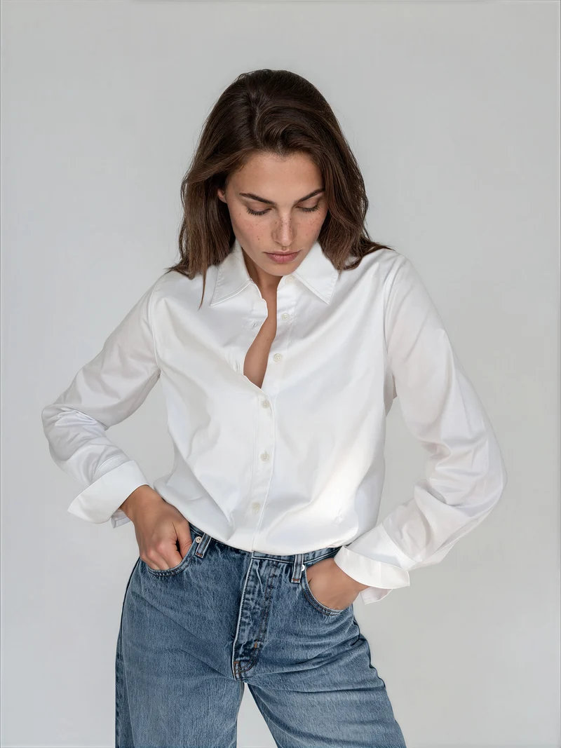 Chemise courte à taille élastiquée Dany