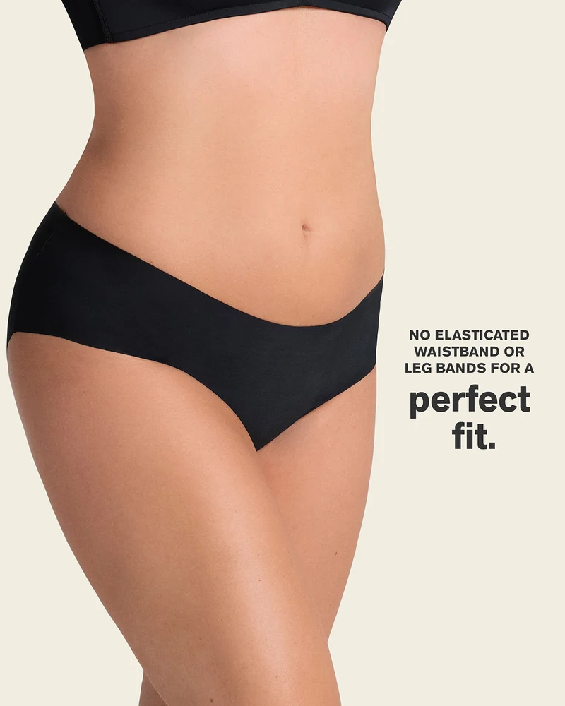 Culotte hipster invisible ultra plate sans élastiques et peu de coutures