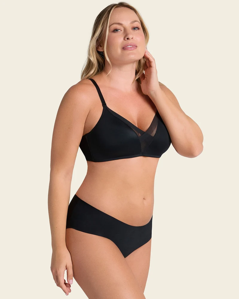 Culotte hipster invisible ultra plate sans élastiques et peu de coutures