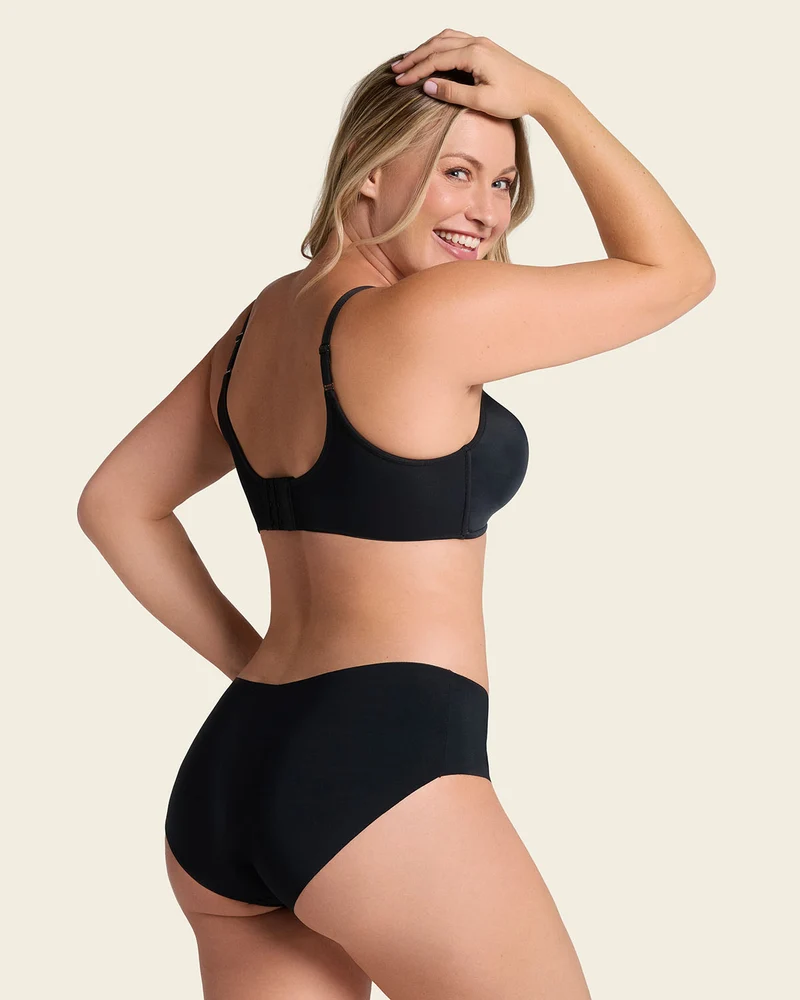 Culotte hipster invisible ultra plate sans élastiques et peu de coutures