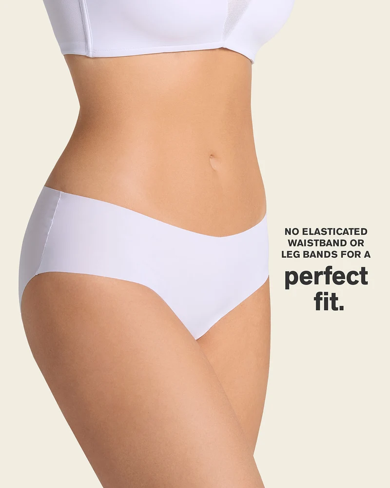 Culotte hipster invisible ultra plate sans élastiques et peu de coutures