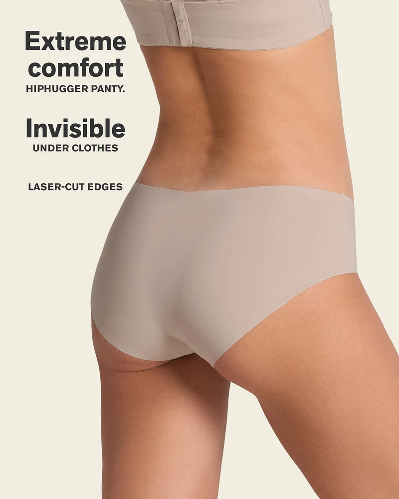 Culotte hipster invisible ultra plate sans élastiques et peu de coutures