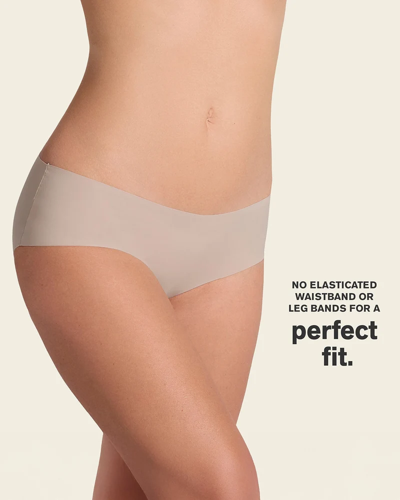 Culotte hipster invisible ultra plate sans élastiques et peu de coutures