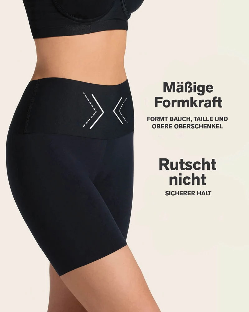 PowerStay Short & Stripe Undetectable Panty en Negro