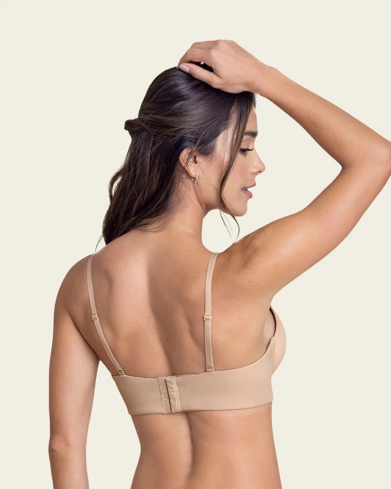 Soutien-gorge push-up à bonnets lisses
