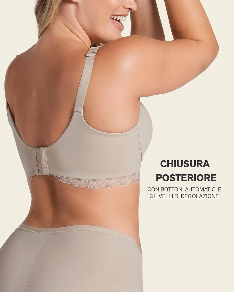 Soutien-gorge en dentelle à armatures et couverture intégrale